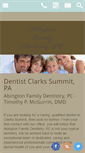 Mobile Screenshot of abingtonfamilydentistry.com