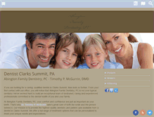 Tablet Screenshot of abingtonfamilydentistry.com